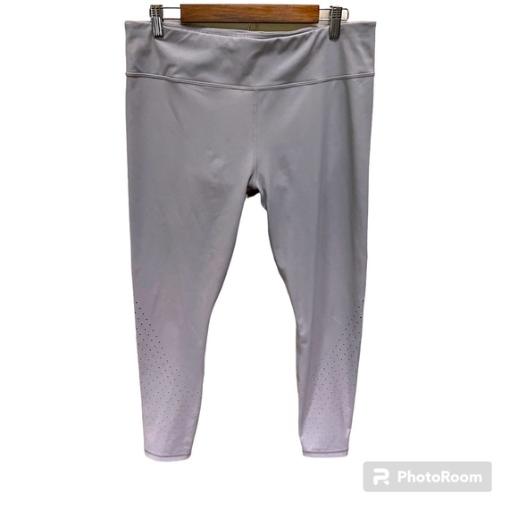 Athleta Contender Aero 7/8 Tight Leggings in Pebble Gray Size XL NWOT Ombré - Picture 2 of 10